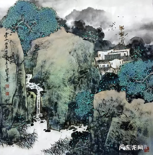 高山流水幽谷鸣泉 泉鸣幽谷风水