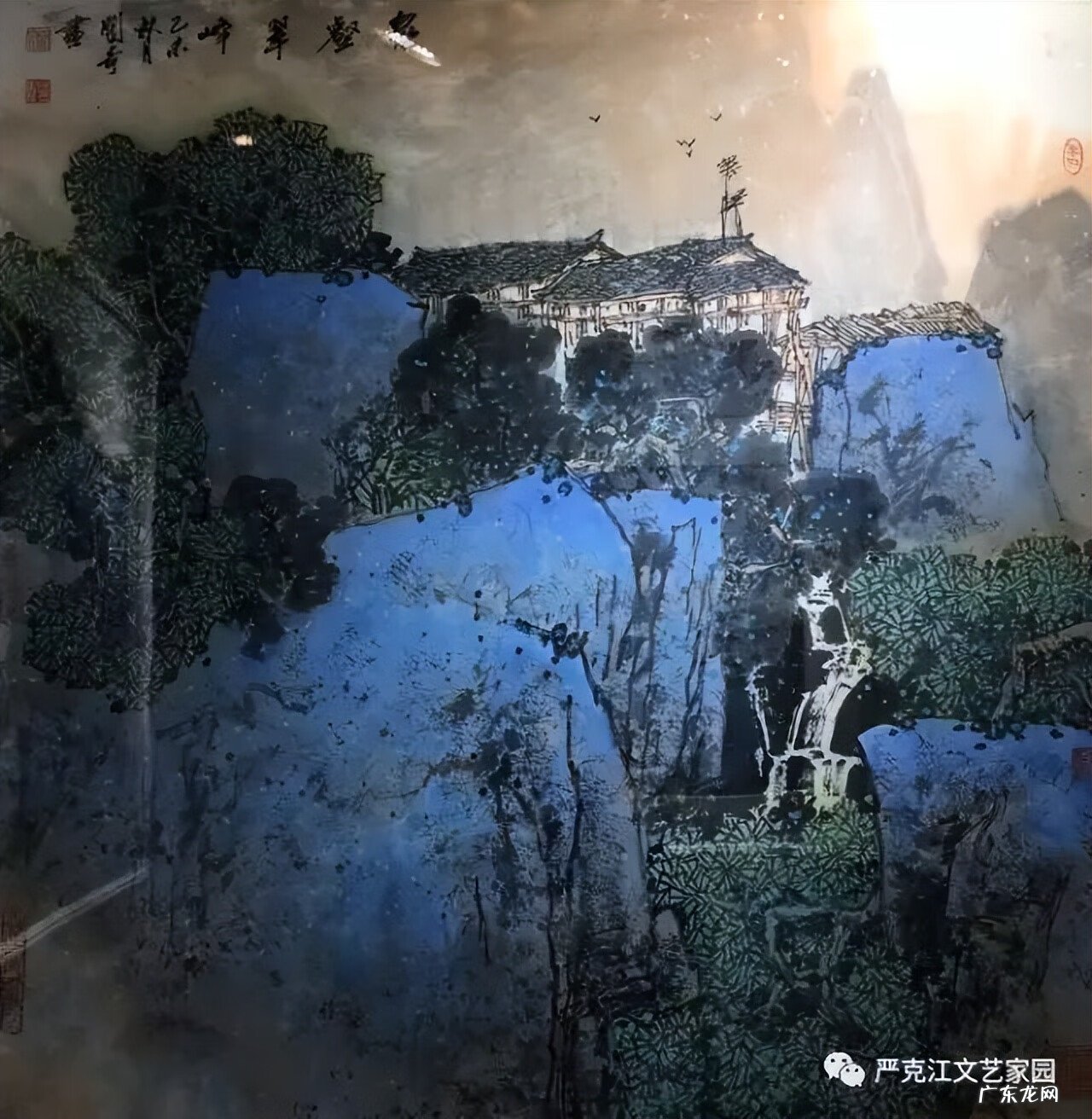 高山流水幽谷鸣泉 泉鸣幽谷风水