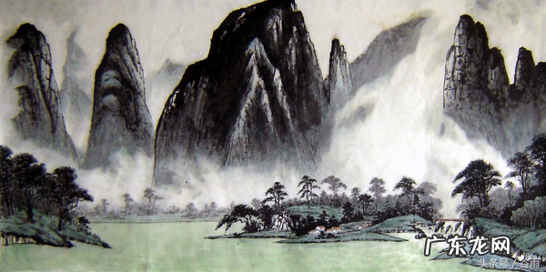 小八尺山水画 八尺青山风水画怎么画