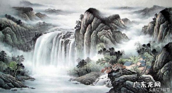 小八尺山水画 八尺青山风水画怎么画