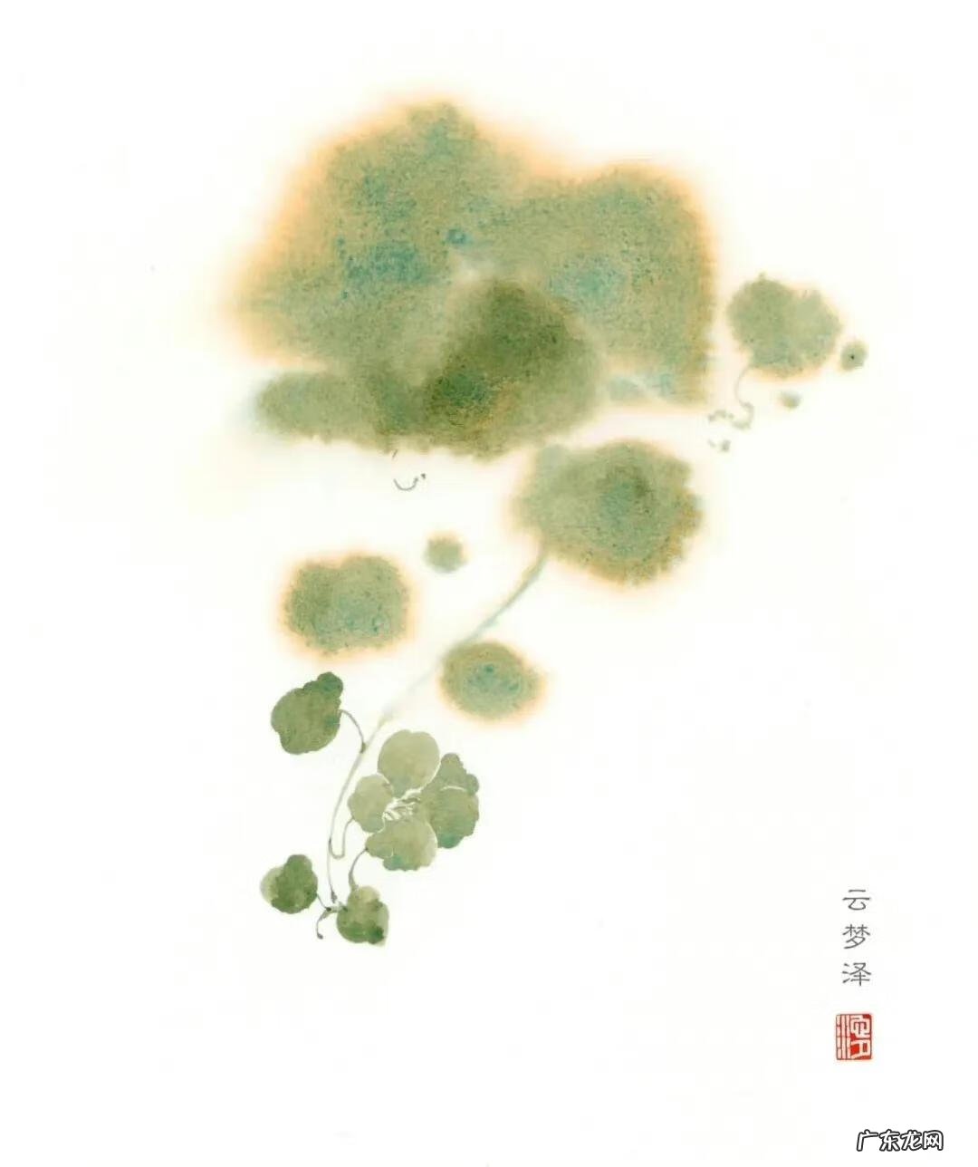 水墨画山水古风 古风水彩山水