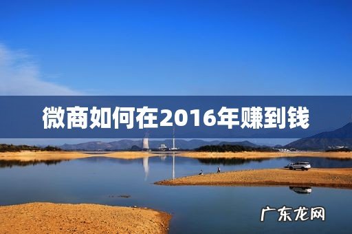 微商如何在2016年赚到钱