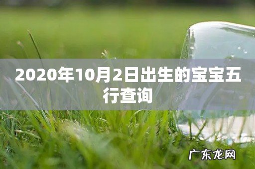 2020年10月2日出生的宝宝五行查询