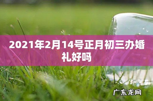 2021年2月14号正月初三办婚礼好吗