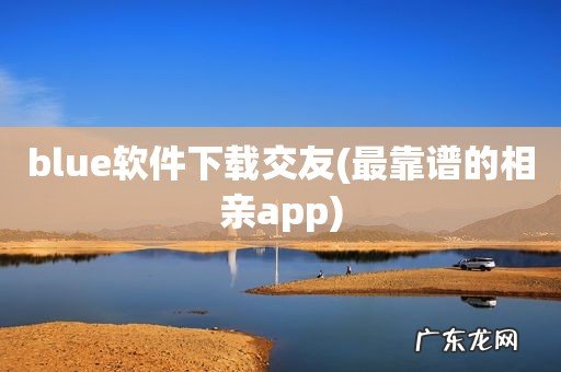 最靠谱的相亲app blue软件下载交友