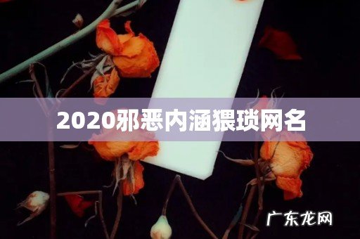 2020邪恶内涵猥琐网名