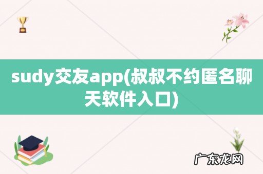 叔叔不约匿名聊天软件入口 sudy交友app