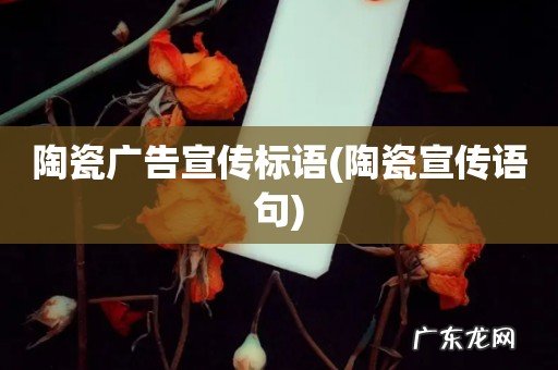 陶瓷宣传语句 陶瓷广告宣传标语