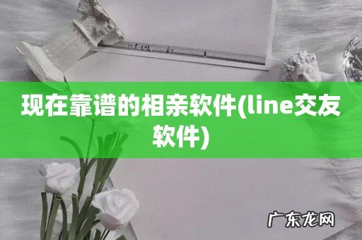 line交友软件 现在靠谱的相亲软件