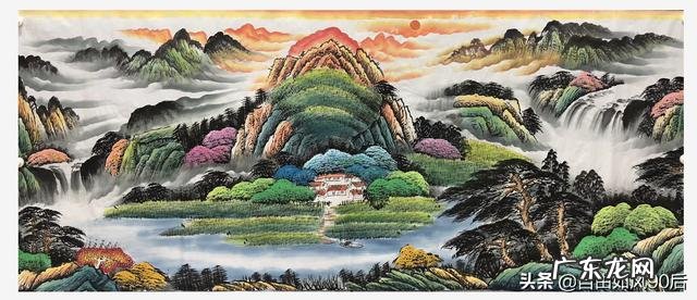 家居山水画风水 人与山水的风水画法