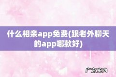 跟老外聊天的app哪款好 什么相亲app免费