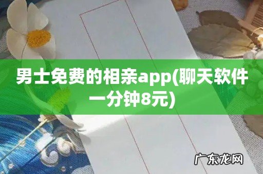 聊天软件一分钟8元 男士免费的相亲app