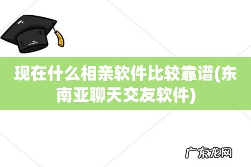东南亚聊天交友软件 现在什么相亲软件比较靠谱