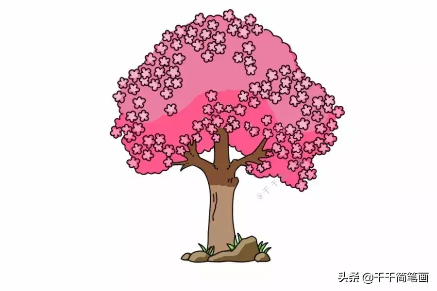 植树节简笔画儿童画 植树节儿童画素材
