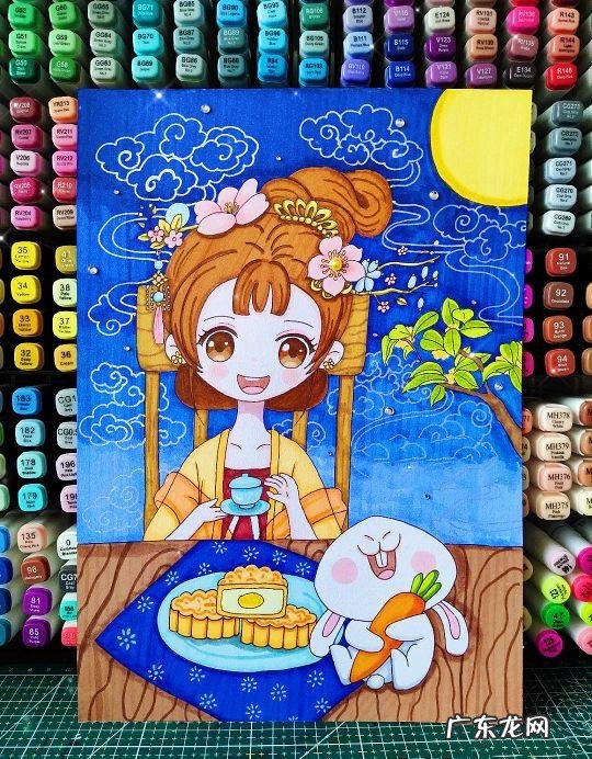 中秋节的画最简单又漂亮 关于中秋节的画有哪些
