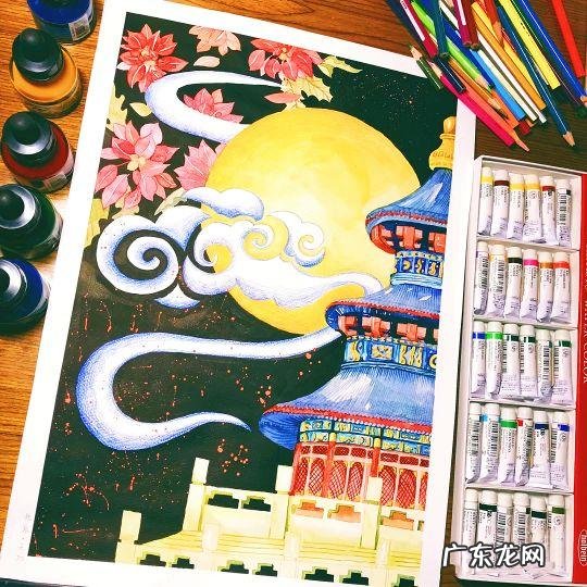 中秋节的画最简单又漂亮 关于中秋节的画有哪些