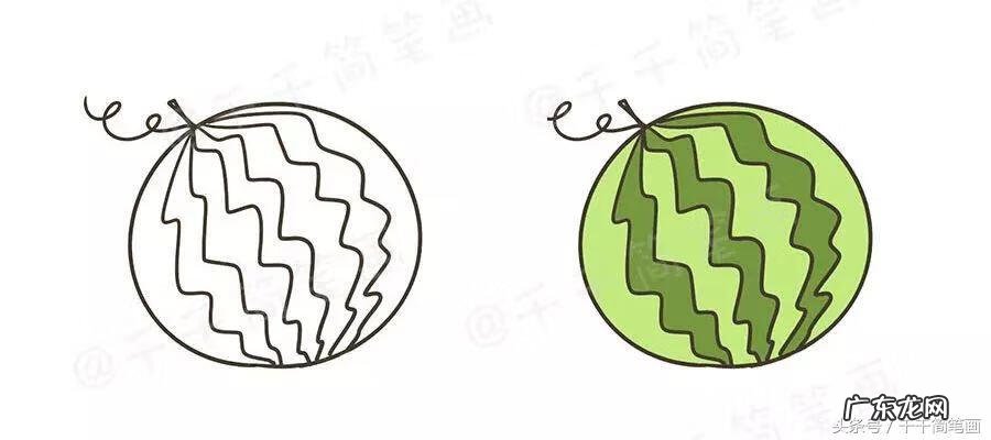 水果简笔画图片带颜色 图片简笔画 水果