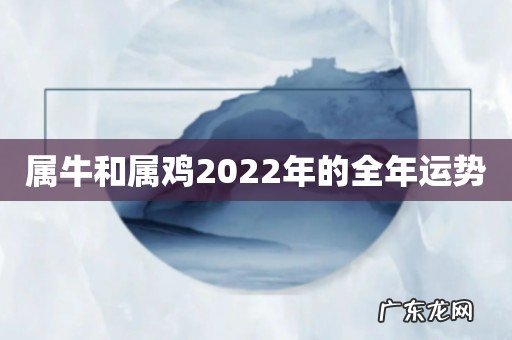 属牛和属鸡2022年的全年运势