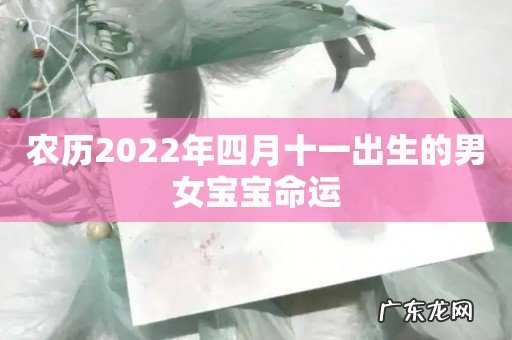 农历2022年四月十一出生的男女宝宝命运