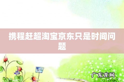 携程赶超淘宝京东只是时间问题