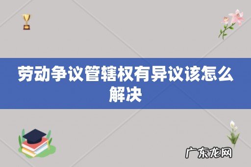 劳动争议管辖权有异议该怎么解决