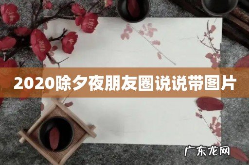 2020除夕夜朋友圈说说带图片