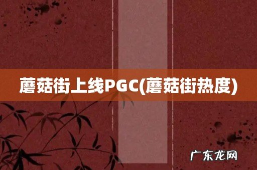 蘑菇街热度 蘑菇街上线PGC