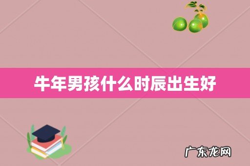 牛年男孩什么时辰出生好