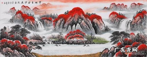 办公室字画风水 公司风水画卷图片