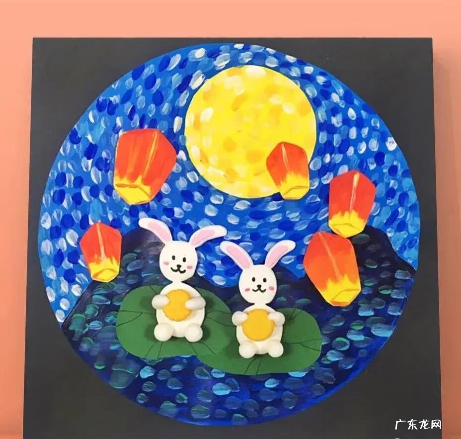 中秋儿童画作品大全 简笔画 中秋儿童画作