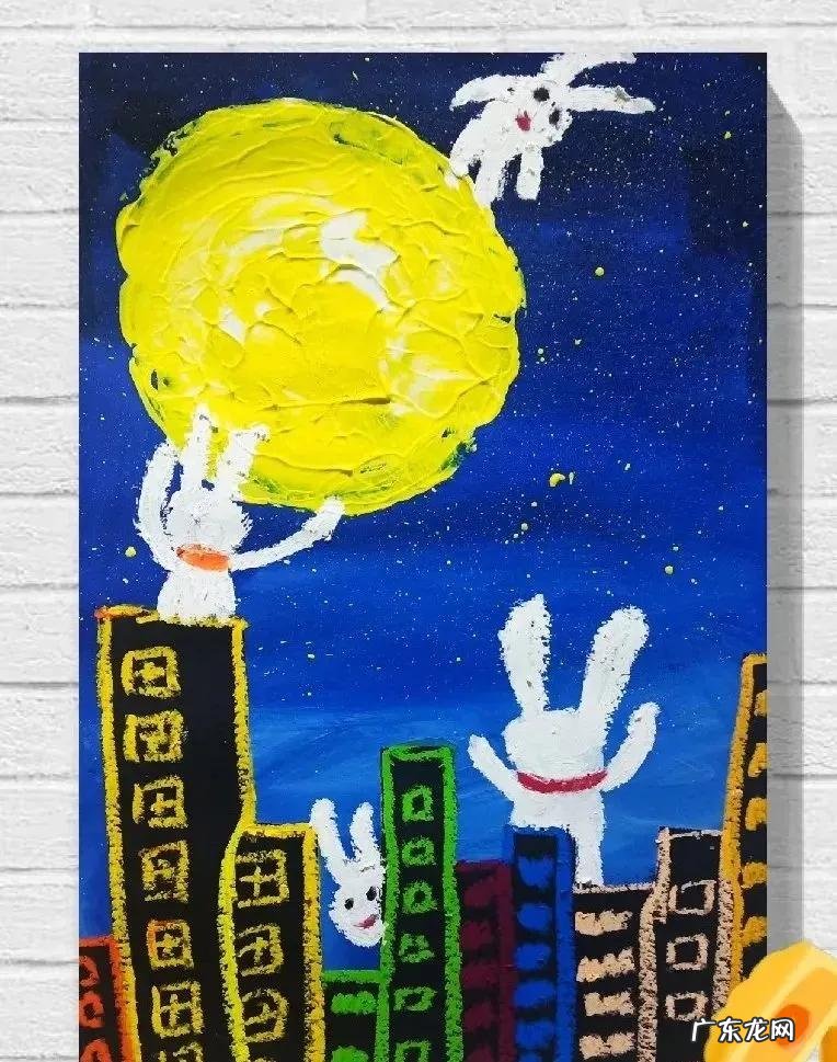 中秋儿童画作品大全 简笔画 中秋儿童画作