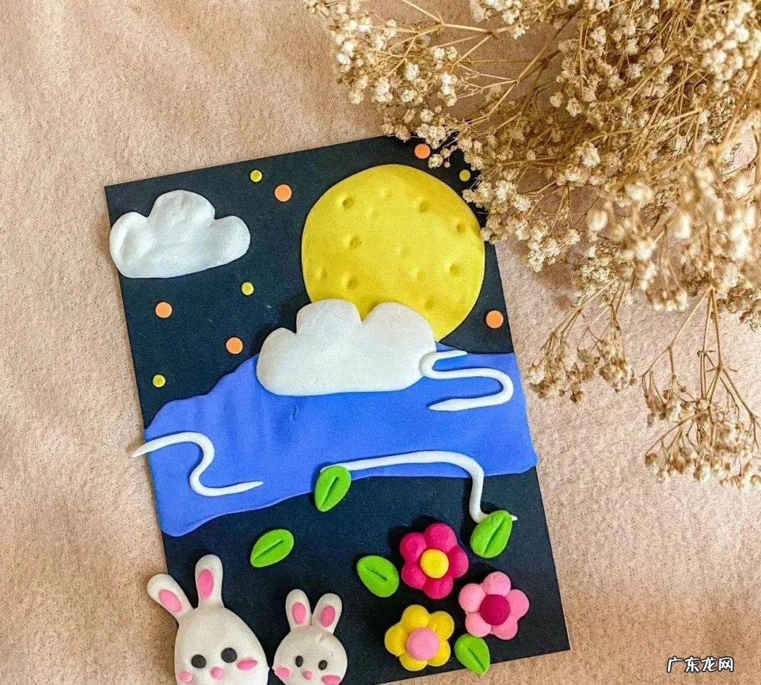 中秋儿童画作品大全 简笔画 中秋儿童画作