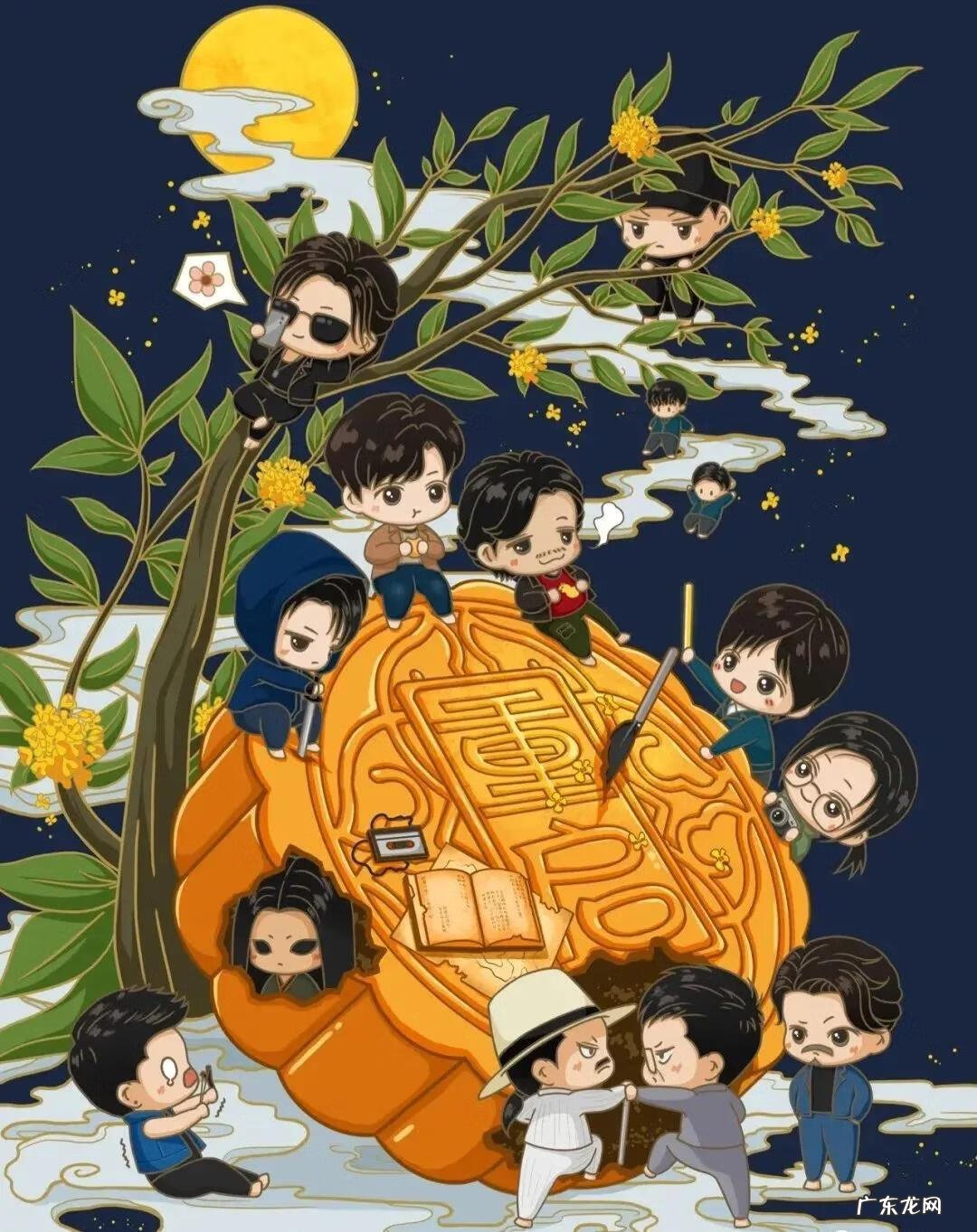 中秋儿童画作品大全 简笔画 中秋儿童画作