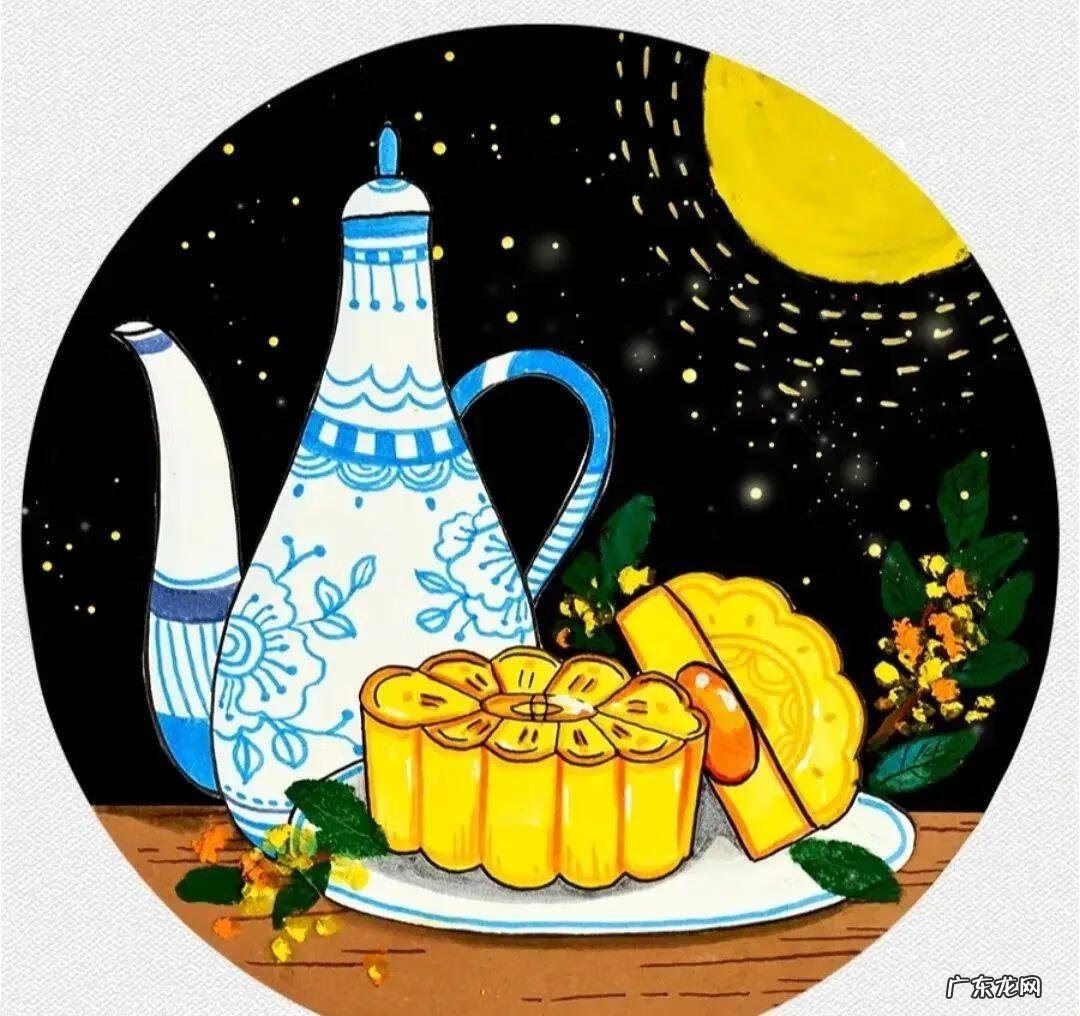 中秋儿童画作品大全 简笔画 中秋儿童画作