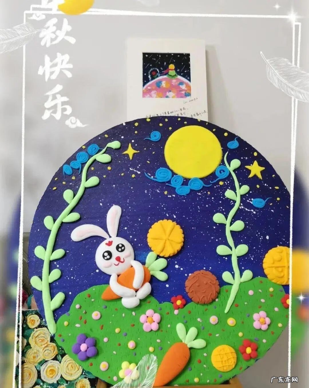 中秋儿童画作品大全 简笔画 中秋儿童画作