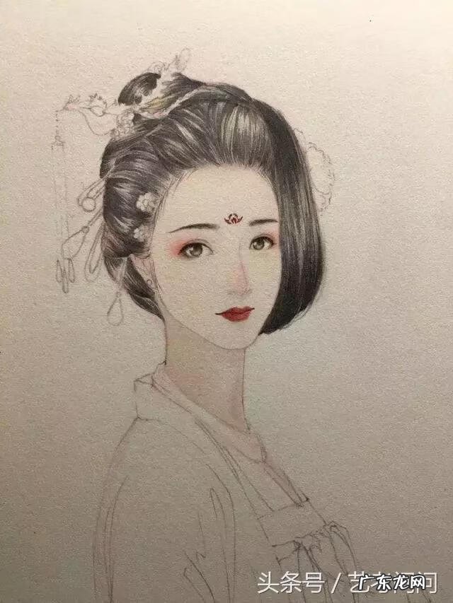 古风水彩画图片 古风水彩画教程