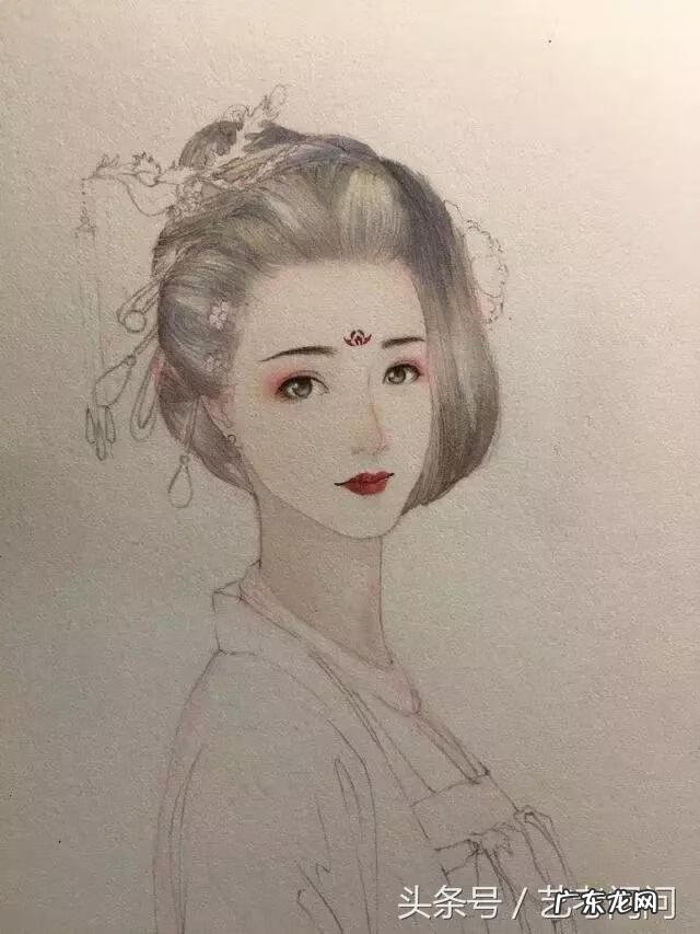 古风水彩画图片 古风水彩画教程