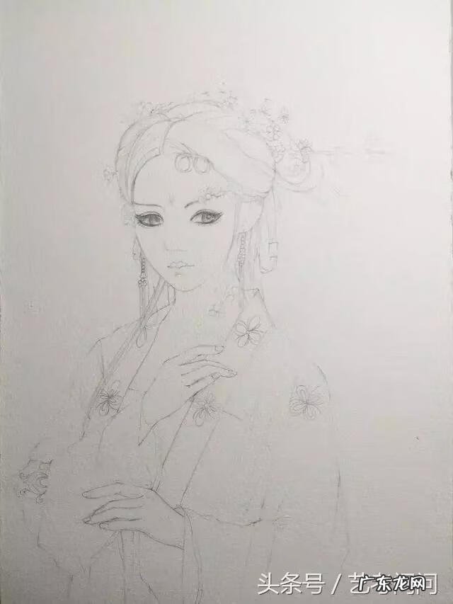 古风水彩画图片 古风水彩画教程