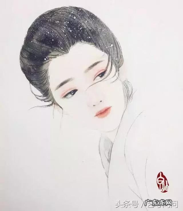 古风水彩画图片 古风水彩画教程
