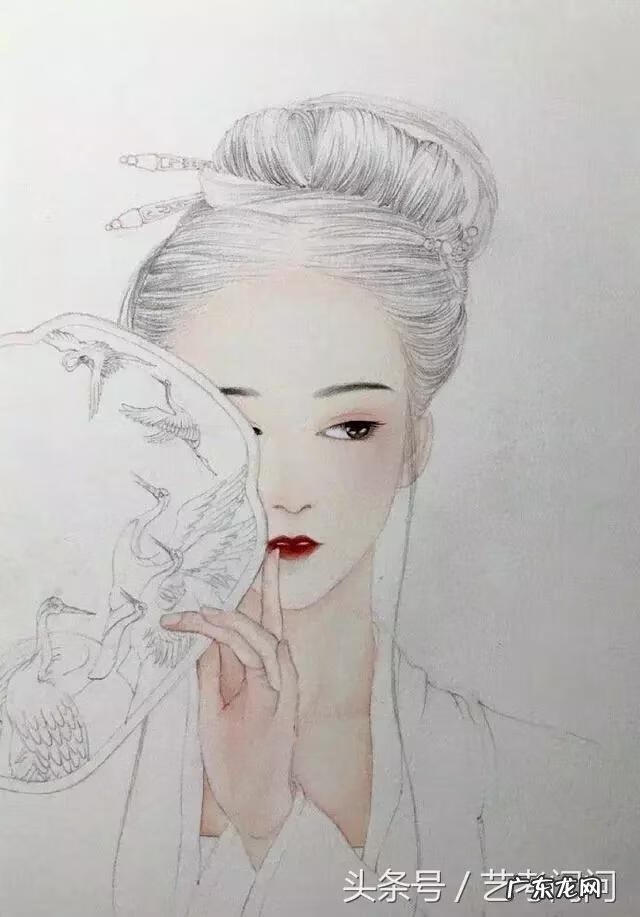 古风水彩画图片 古风水彩画教程