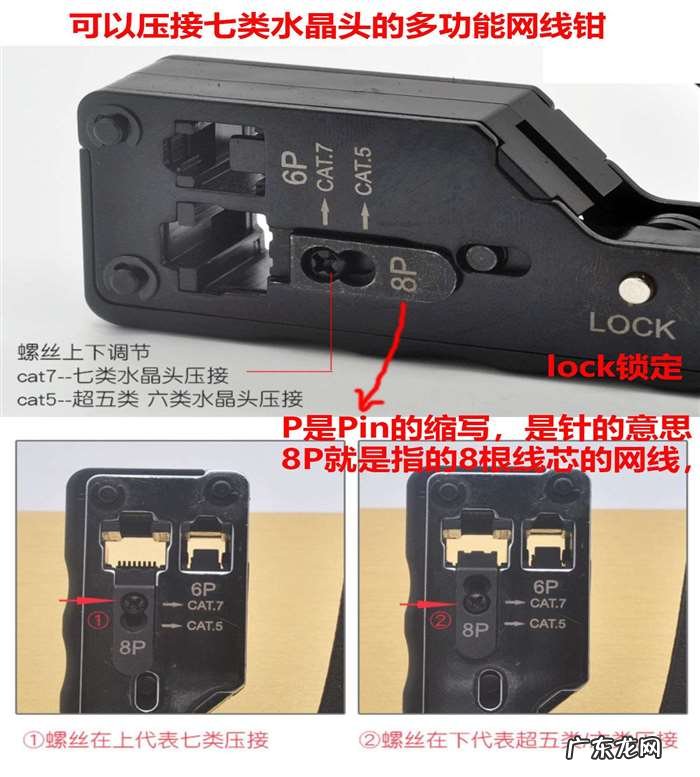 如何区分五类水晶头和六类水晶头 家用网线水晶头接法顺序