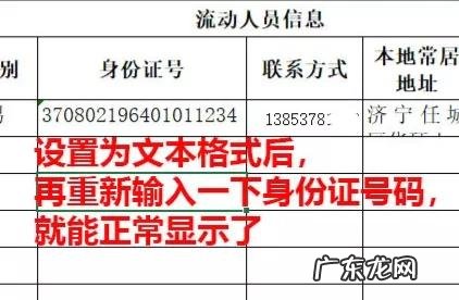 输入到excel排序表格里的身份证号码,号码变成E+怎么办?