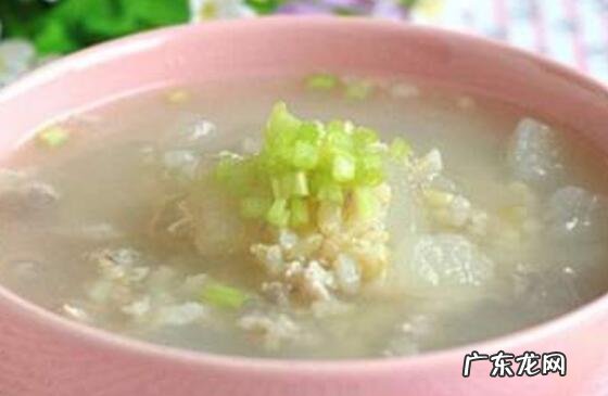 冬瓜小米粥的功效和作用