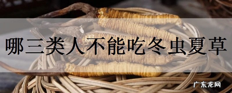 哪三类人不能吃冬虫夏草吃冬虫夏草的禁忌是什么