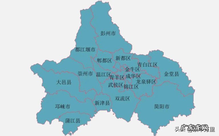 成都市地区划分是如何形成20个区县的格局呢?