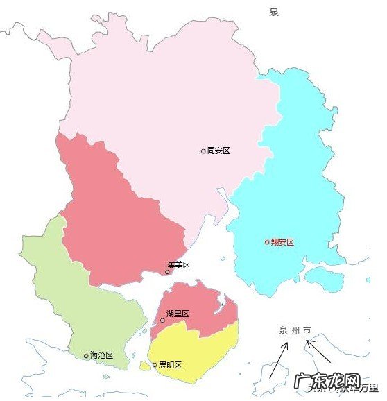 厦门市6个区的地区划分，到底是如何形成的呢？