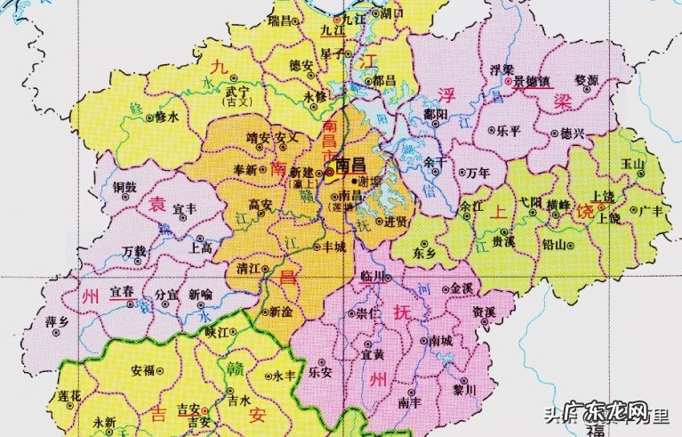 江西省南昌市9个区县的区划,到底是如何形成的呢?