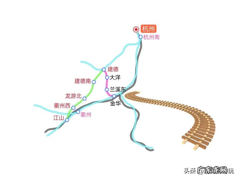 包括高速铁路和普速铁路 浙江省内建设中的铁路线路走向盘点