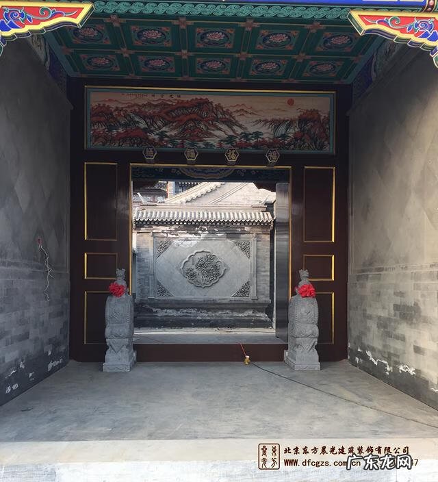 老宅四合院内种花效果图 四合院老宅风水如何