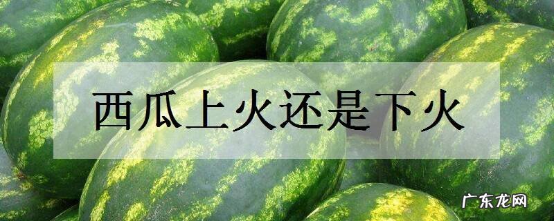 西瓜上火还是下火西瓜可以清火吗